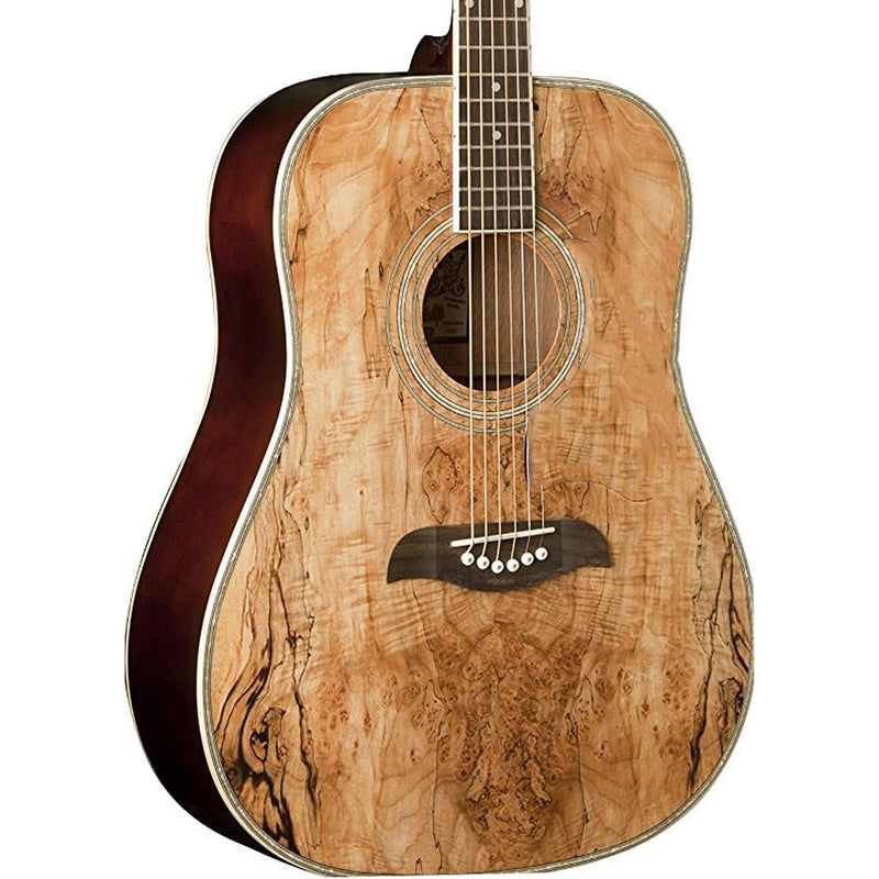 Oscar Schmidt OG2SM Dreadnaught Acoustic Guitar - Spalted Maple
