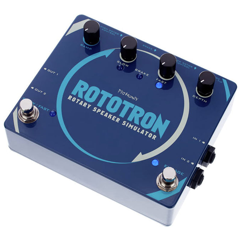 rotor pedal Pigtronix Rototron Analog Rotary Speaker Simulator Pedal