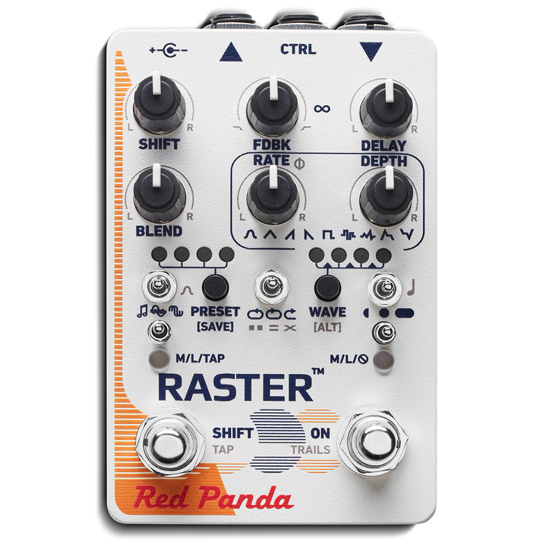 Red Panda Raster 2 Pitch-Shifted Delay Pedal
