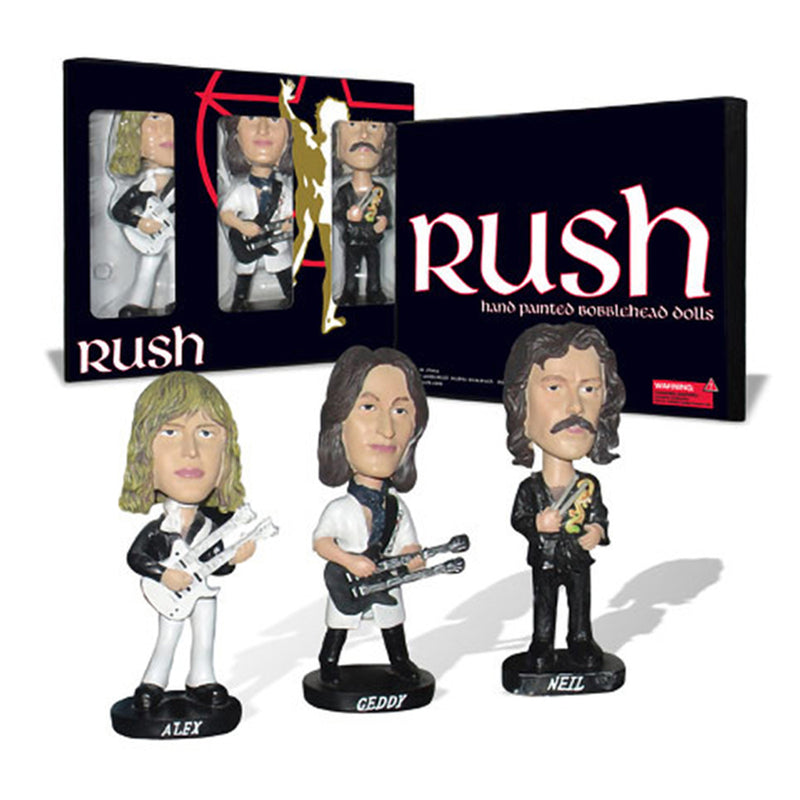 Rush Set Of 3 Bobbleheads
