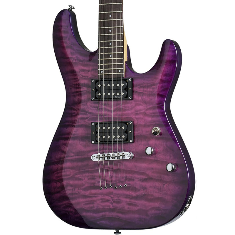 Schecter C-6 Plus Guitar - Electric Magenta