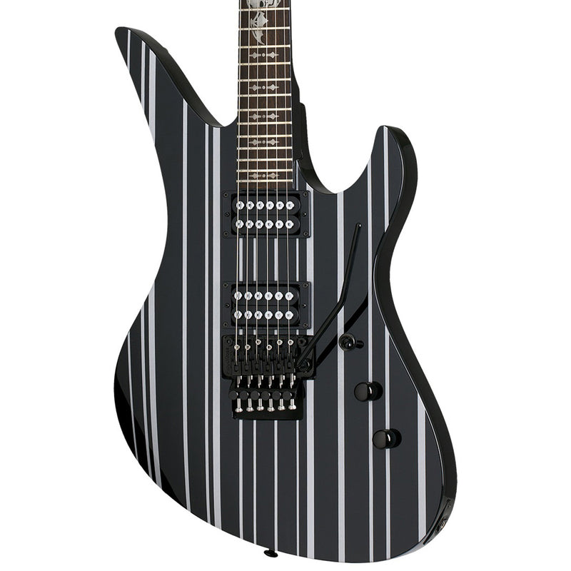 Schecter Synyster Gates Standard Signature Guitar - Gloss Black with Silver Pinstripes