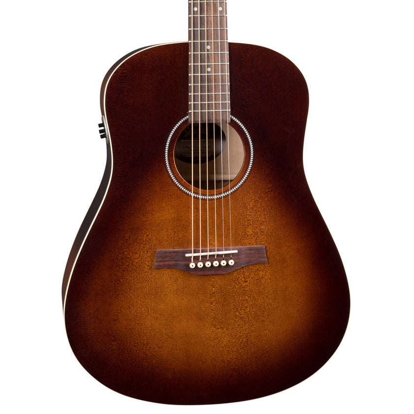 Seagull S6 Original QIT Acoustic-Electric Guitar - Burnt Umber