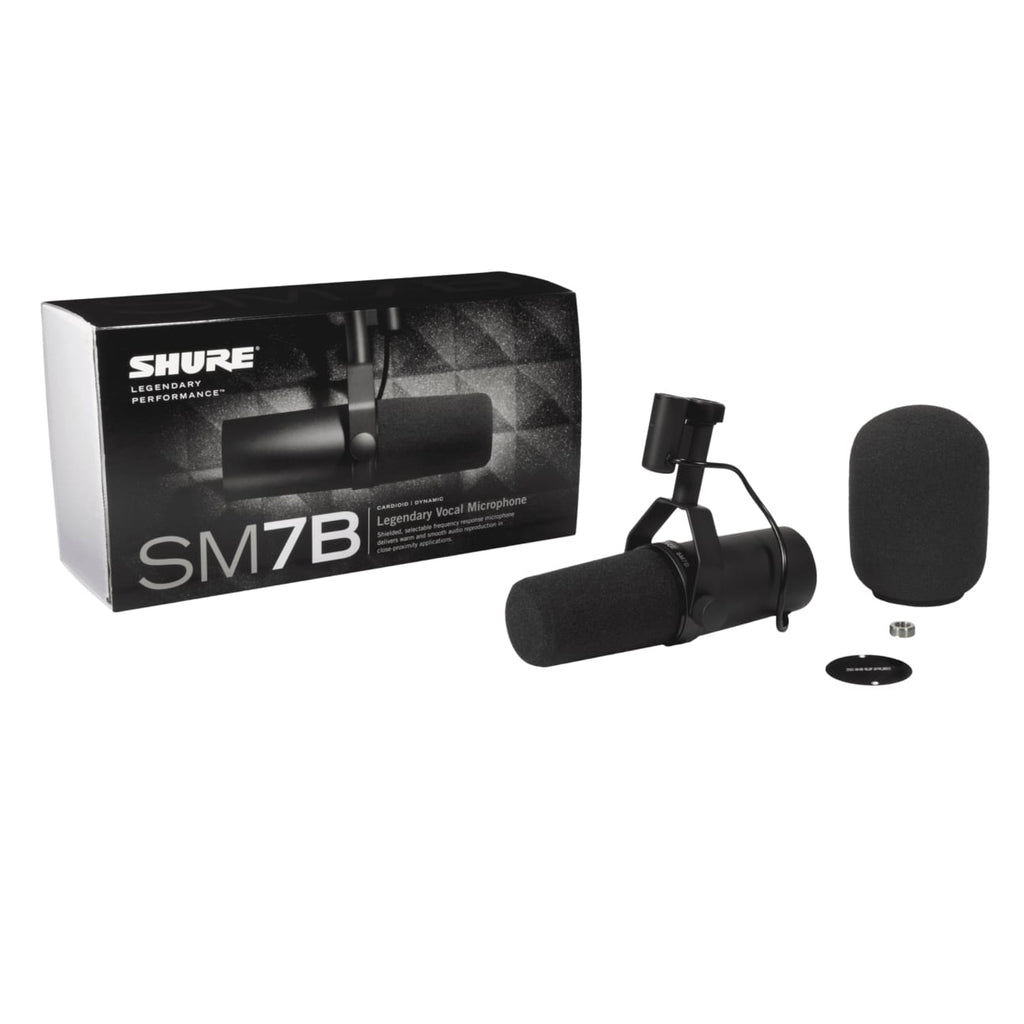 Shure SM7B Cardioid Dynamic Studio Vocal Microphone