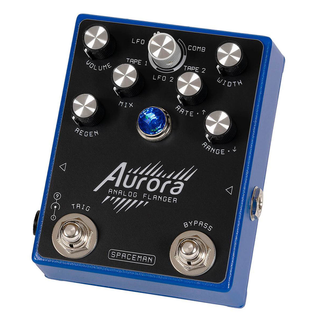 Spaceman Aurora Multi-Mode Analog Flanger Pedal - Blue