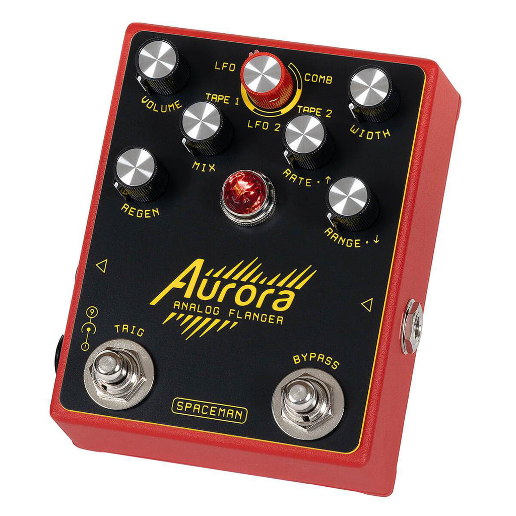 Spaceman Aurora Multi-Mode Analog Flanger Pedal - Red
