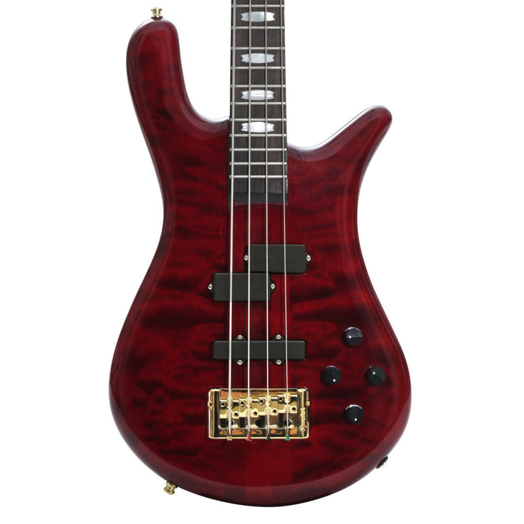 Spector Euro4 LX 4-String Bass w/ Bartolini Pickups - Black Cherry Gloss