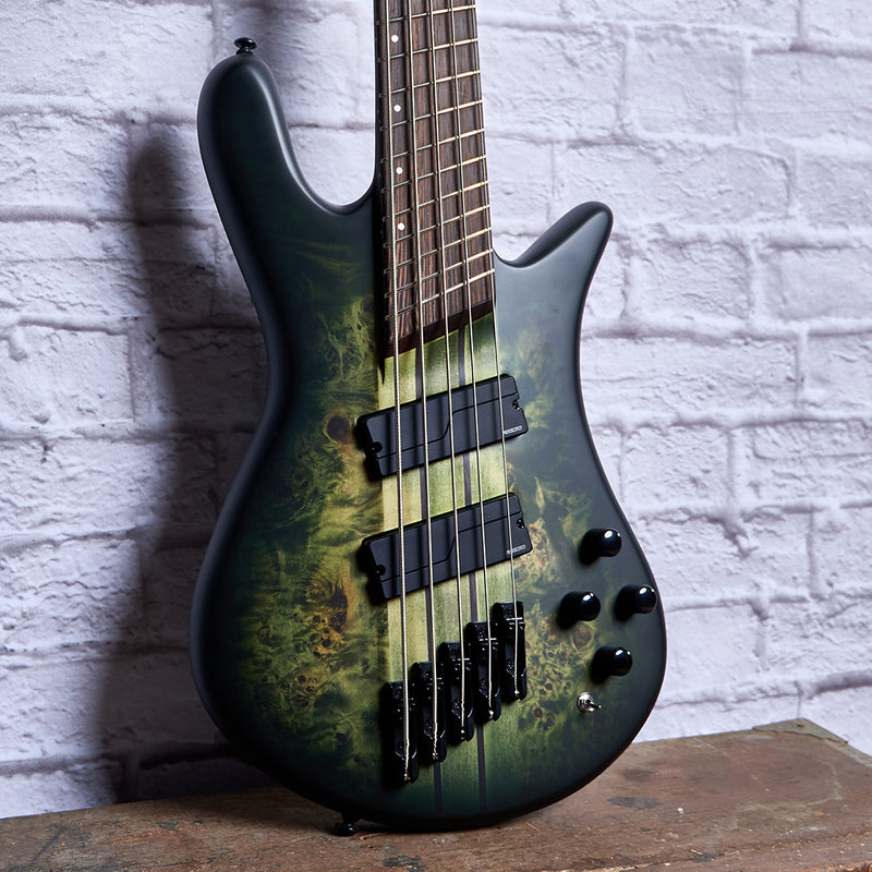 Spector NS Dimension 5 5-String Multi-Scale Bass w/ Fishman Pickups - Haunted Moss Matte