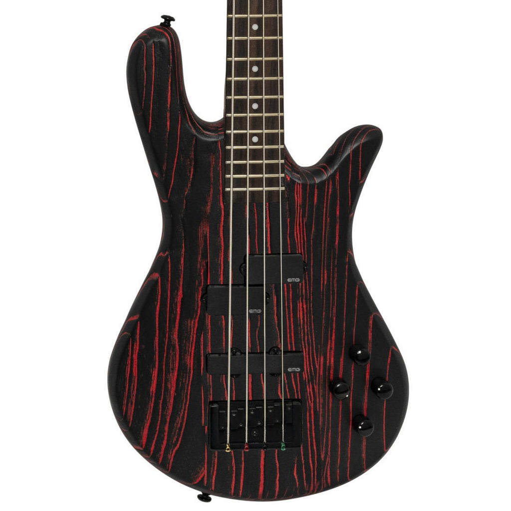 Spector NS Pulse 4 4-String Bass w/ EMG pickups - Cinder Red