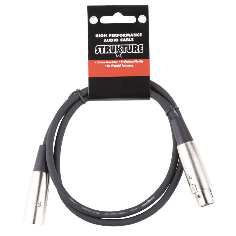 Strukture 3ft XLR Microphone Cable