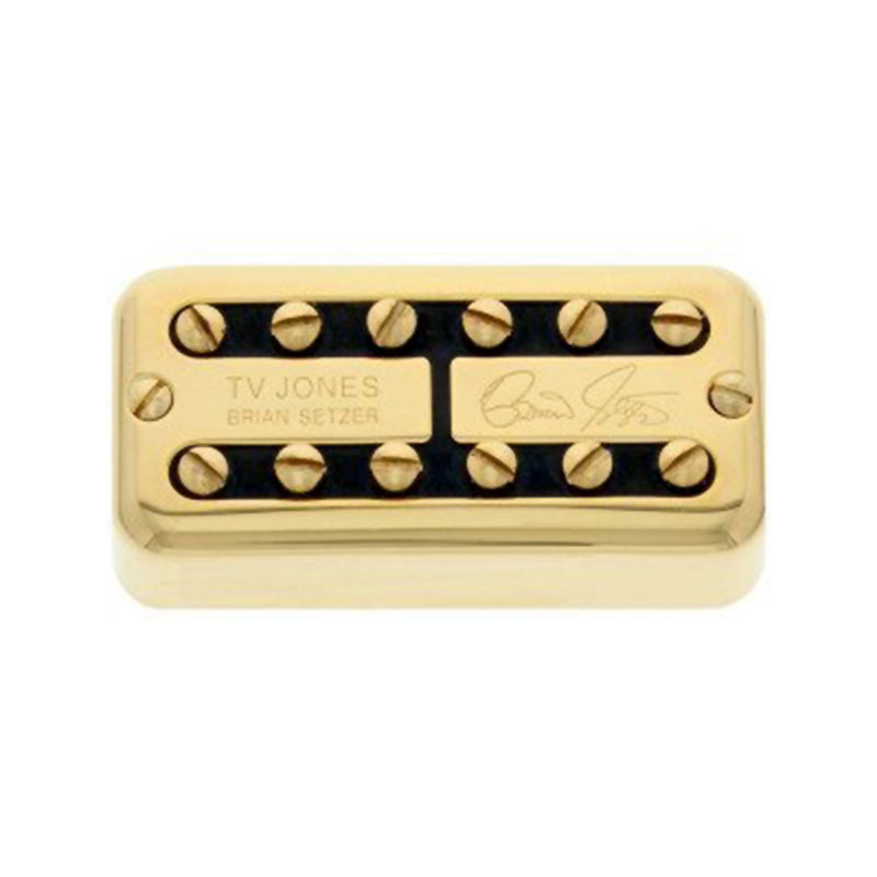 TV Jones Brian Setzer Signature Guitar Bridge Pickup, Universal Mount, Gold
