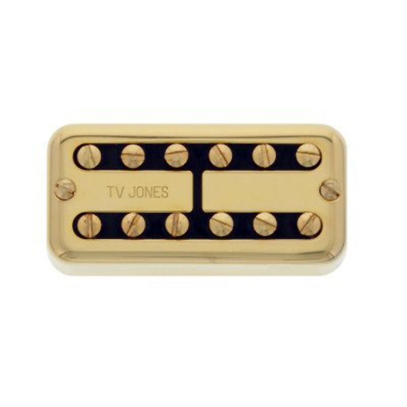TV Jones TV Classic Plus Guitar Bridge Pickup, Universal Mount, Gold