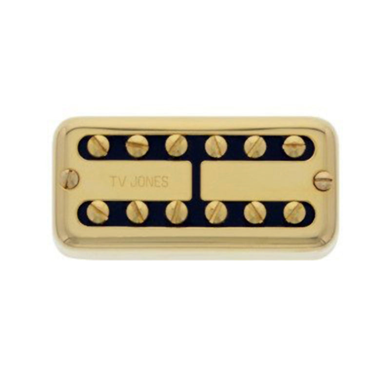 TV Jones Power'Tron Guitar Neck Pickup, Universal Mount, Gold