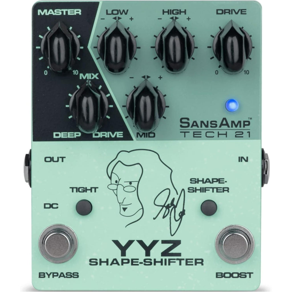 Tech 21 YYZ Geddy Lee Shape-shifter Signature SansAmp Pedal