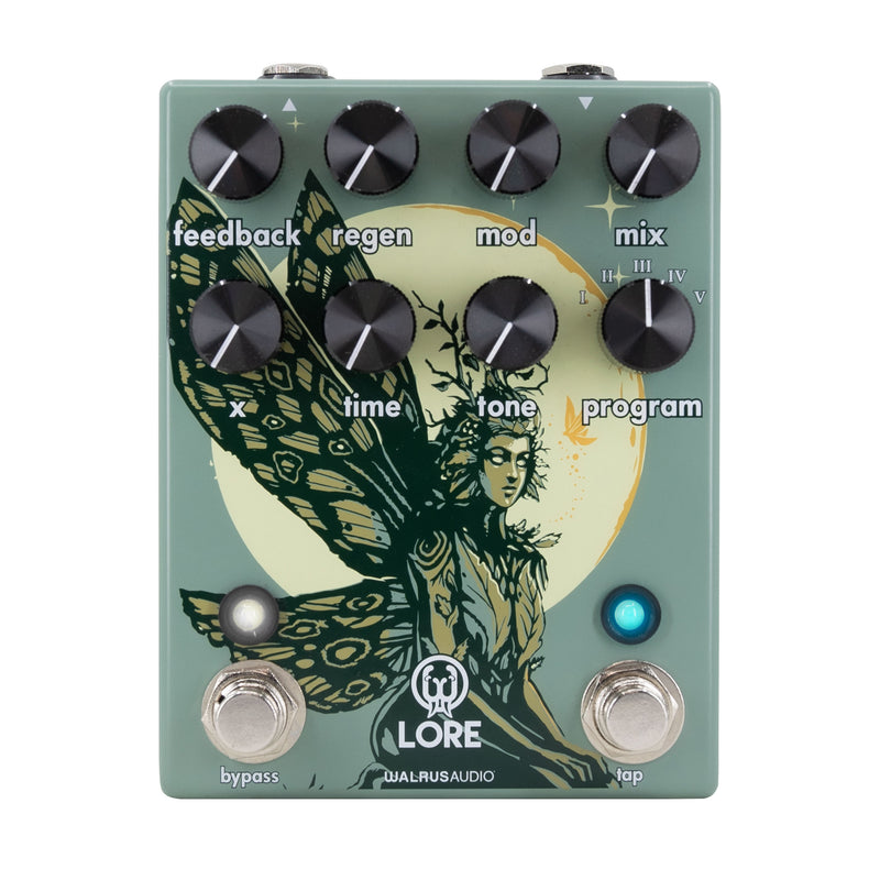 Walrus Audio Lore Reverse Soundscape Generator Reverb and Delay Pedal