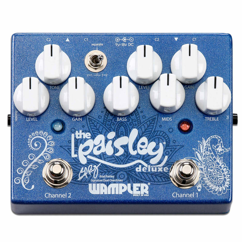 Wampler Paisley Drive Deluxe Brad Paisley Signature Overdrive Pedal