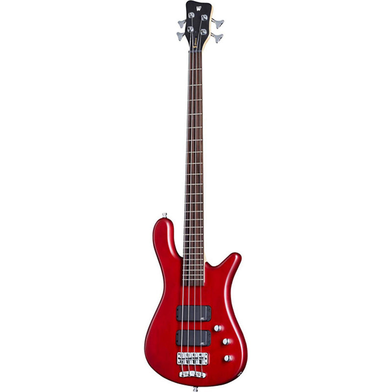 Warwick RockBass Streamer Standard 4-String Bass - Burgundy Red Transparent Satin