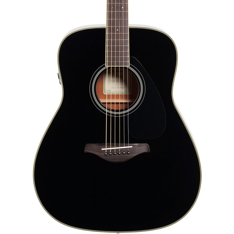Yamaha FG-TA TransAcoustic Dreadnought Acoustic-Electric Guitar w/ Chorus and Reverb - Black