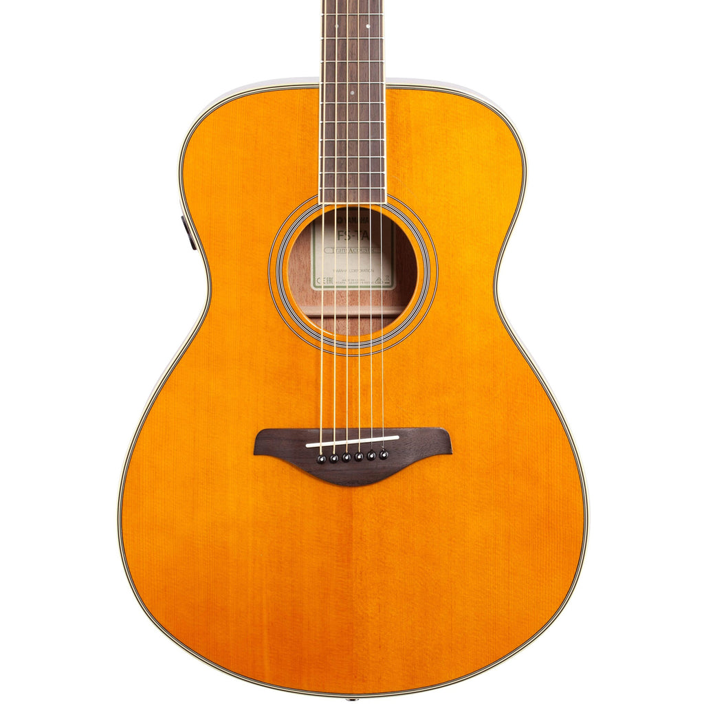 Yamaha FS-TA TransAcoustic Concert Acoustic-Electric Guitar w/ Chorus and Reverb - Vintage Tint