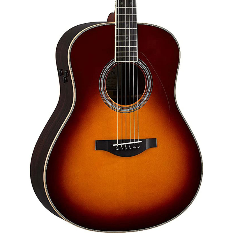 Yamaha LL-TA TransAcoustic Dreadnought Acoustic Electric Guitar w/ Reverb and Chorus - Brown Sunburst