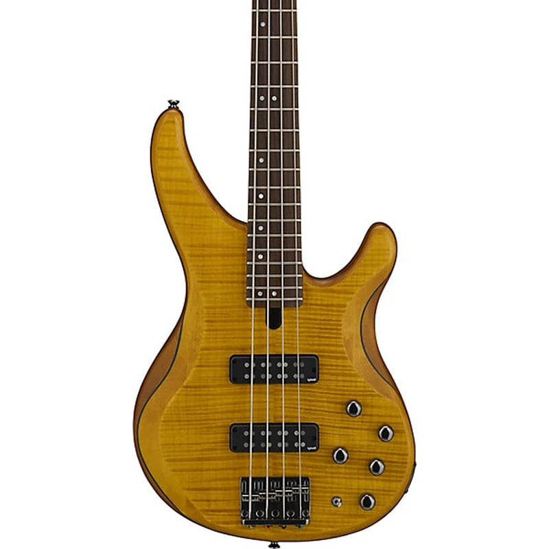 Yamaha TRBX604FM 4-String Bass Guitar - Matte Amber