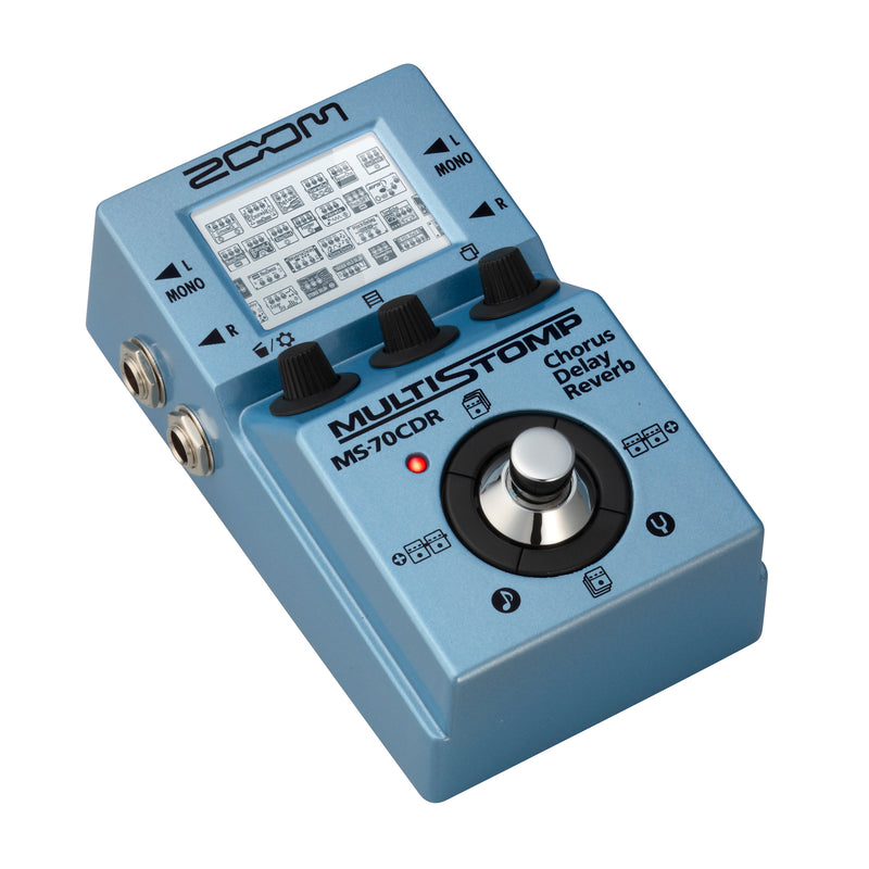 Zoom MS-70CDR Multistomp Pedal - Chorus/Delay Reverb