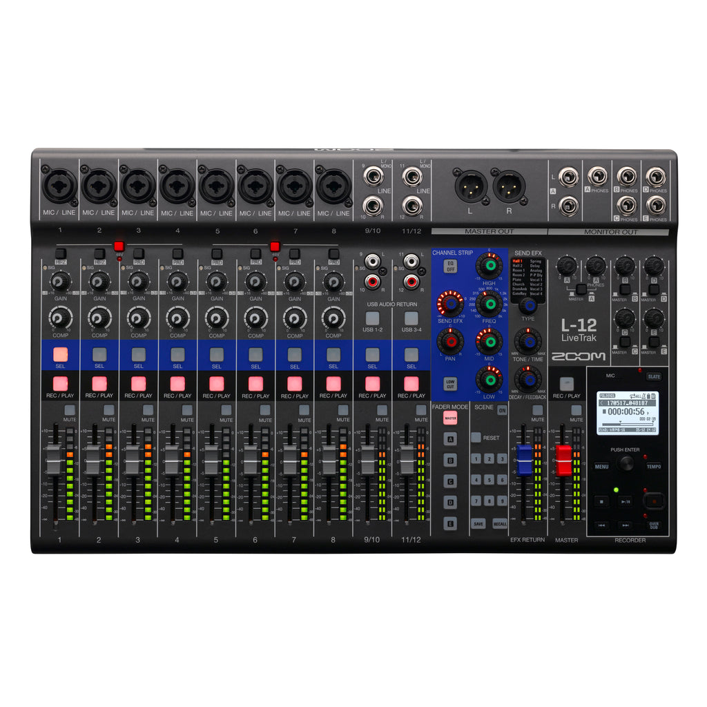 Zoom LiveTrak L12 Mixer/Rec