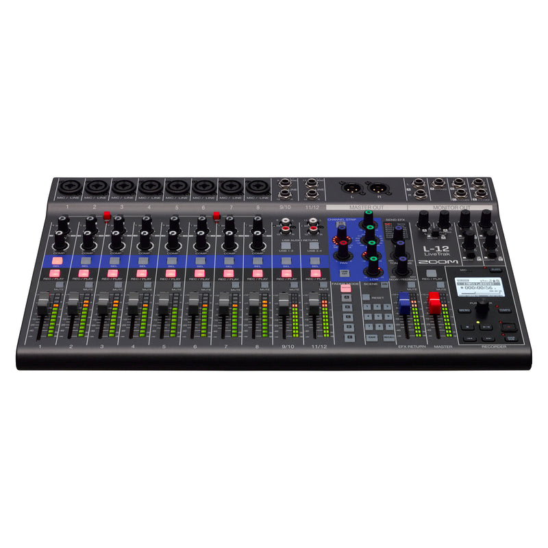 Zoom LiveTrak L-12 12-channel Digital Mixer / Recorder
