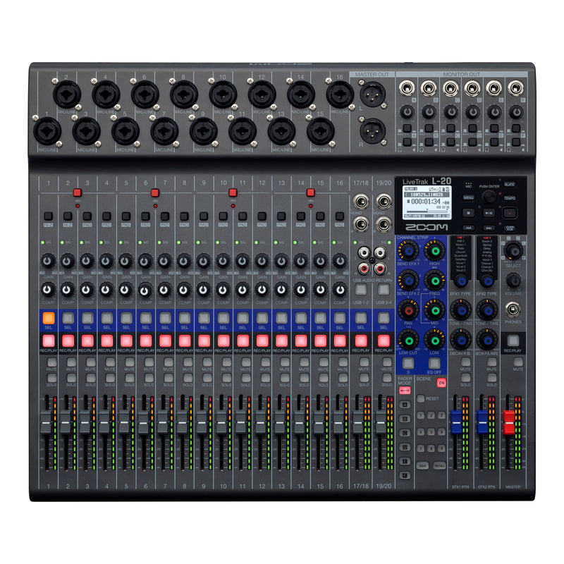 Zoom LiveTrak L20 Mixer/Rec