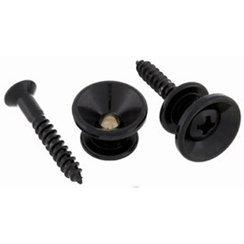 Allparts Black Strap Buttons
