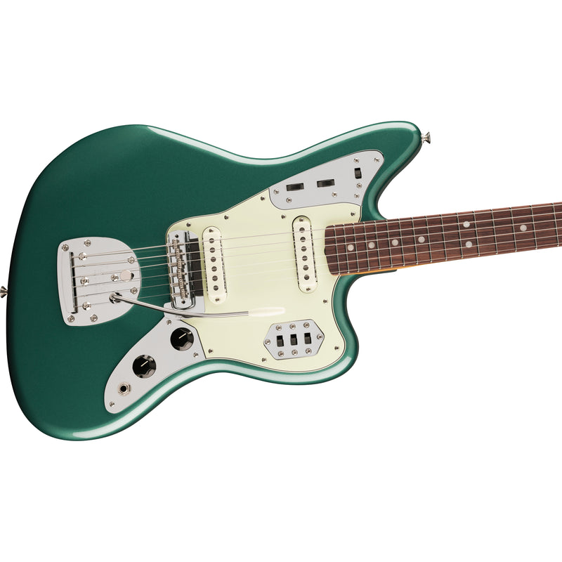 Fender Vintera III Mid 60s Jaguar Guitar w/ Gig Bag - Sherwood Green Metallic