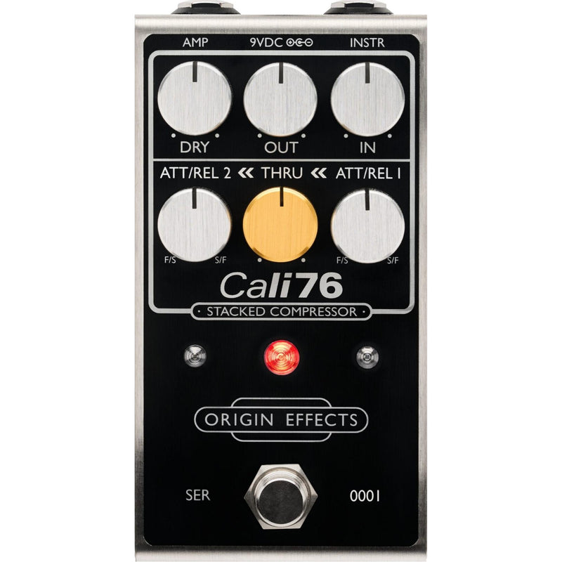 Origin Effects Cali76 Stacked Edition Black Compressor Pedal - Black