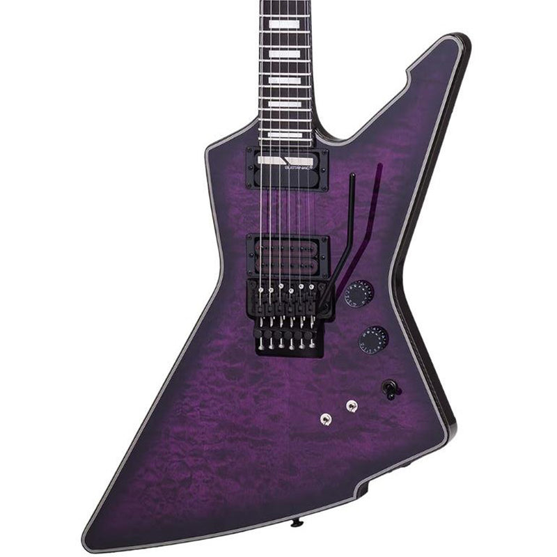Schecter E-1 FR S Special Edition Guitar - Trans Purple Burst