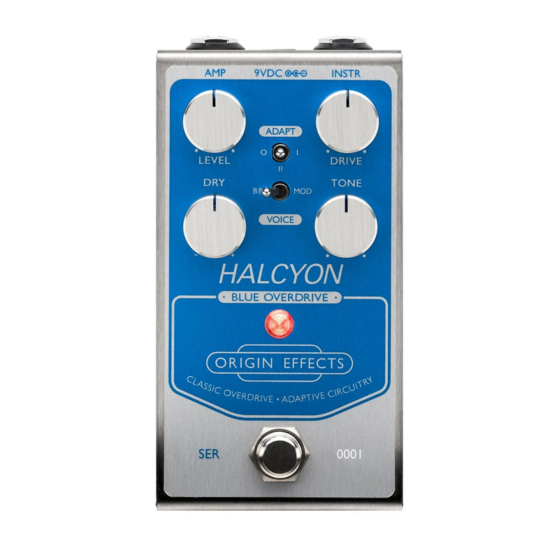 Origin Effects Halcyon Blue Overdrive Pedal
