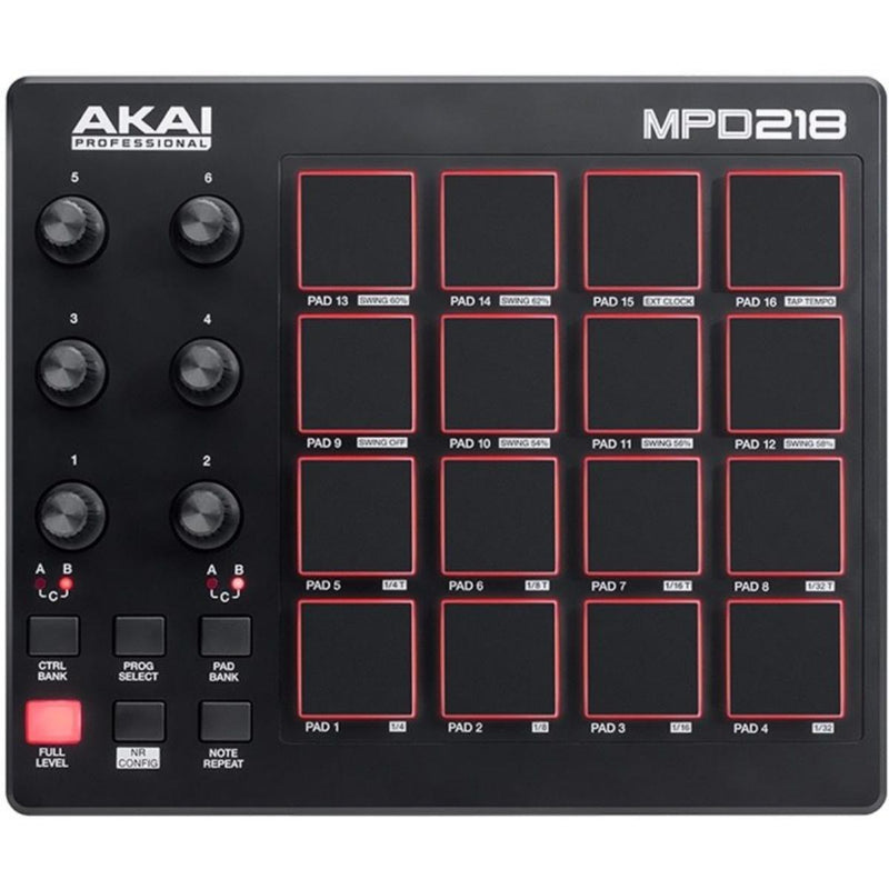 Akai Professional MPD218 16-Pad MIDI Pad Controller