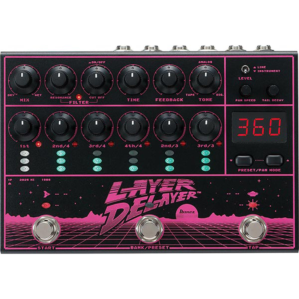 delay pedal guitar Ibanez Layer Delayer LD303 New Size:58-62 Radreparatur Pforzheim in Pforzheim RE1346BK-XS The Hound Dog Delay