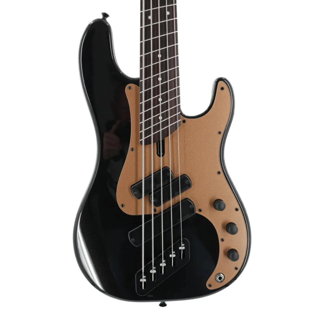Dingwall SP1 5 Multi-Scale 5-String Bas w/ Padded Gig Bag - Metallic Black