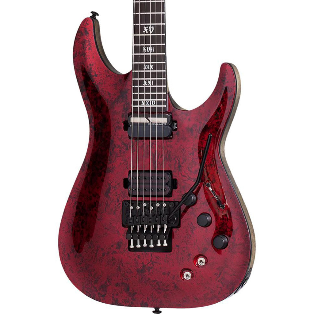 Schecter C-1 FR S Apocalypse Guitar - Red Reign
