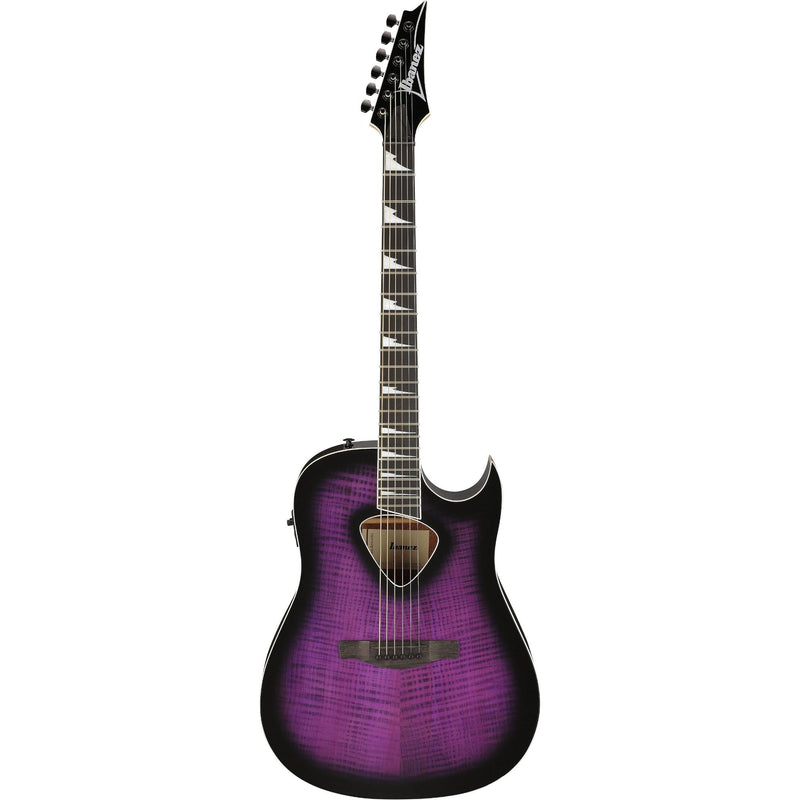 Ibanez ALT50FA Acoustic-Electric Guitar - Transparent Violet Sunburst High Gloss