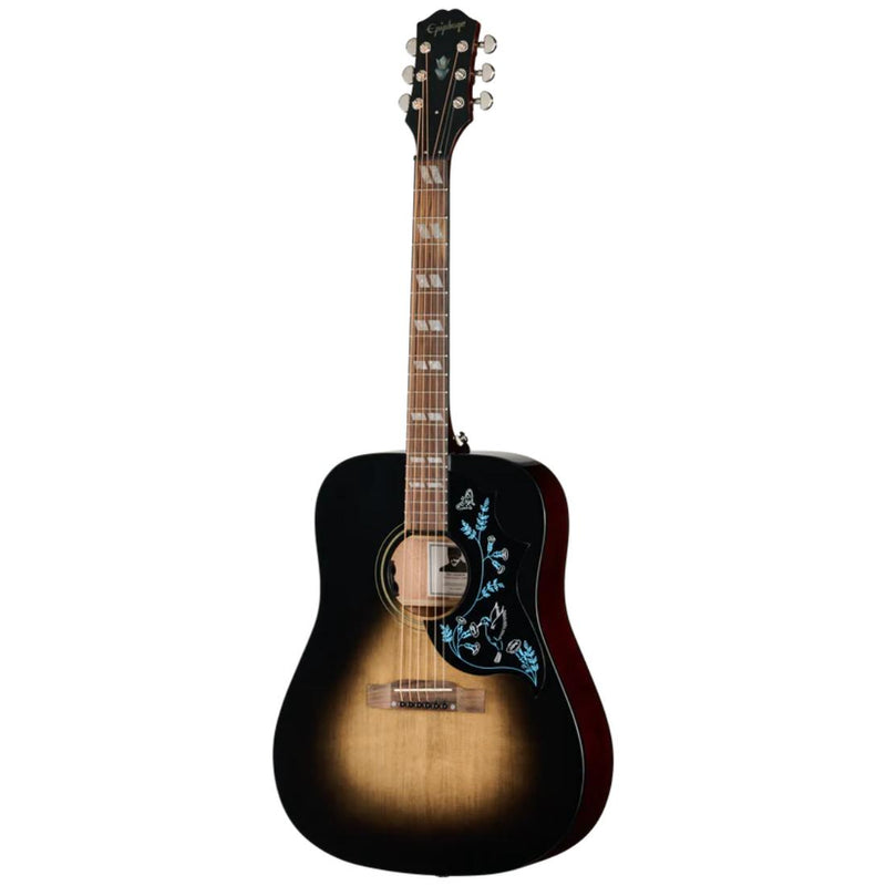 Epiphone Eric Church Signature Hummingbird Dark Studio Acoustic-Electric Guitar w/ Hardshell Case - Cobra Burst
