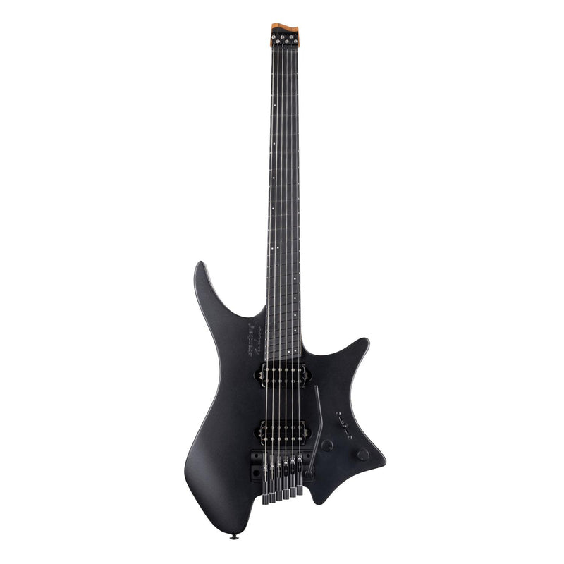Strandberg Boden Metal NX 6 Tremolo Headless Multi-Scale Guitar w/ Gig Bag - Black Granite