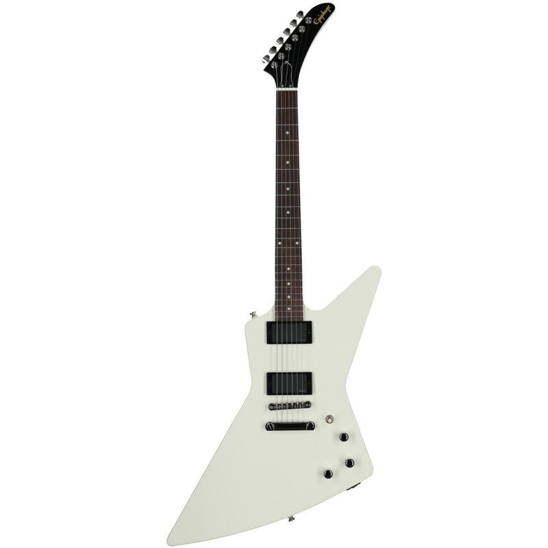 Epiphone Explorer '80s EMG Guitar w/ EMG Pickups & Premium Gig Bag - Classic White