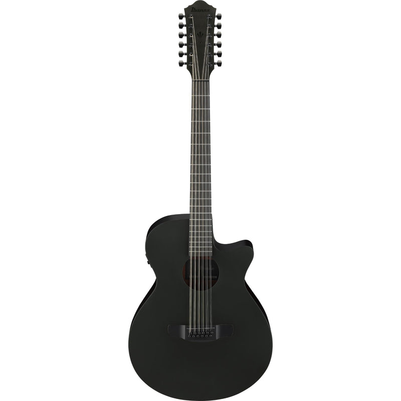 Ibanez AEG1221 12-string Acoustic-Electric Guitar - Black Out