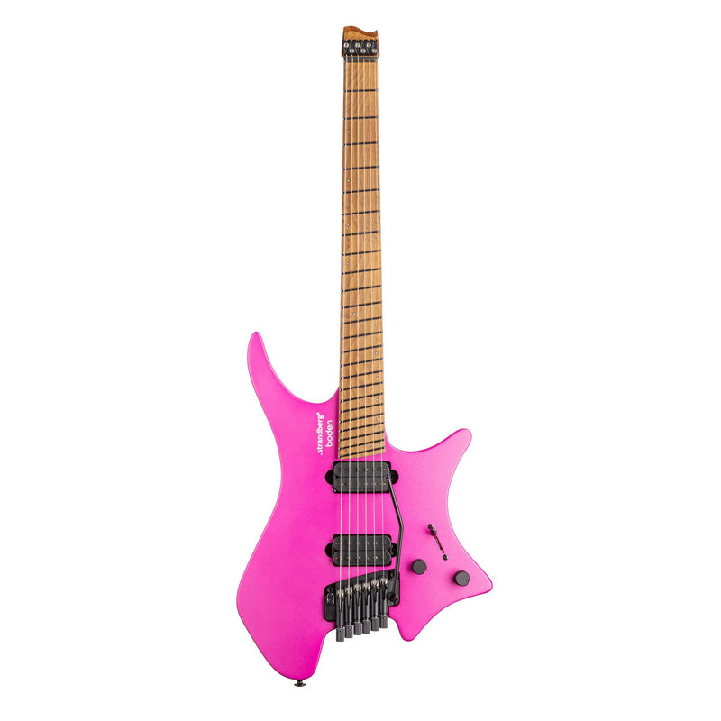 Strandberg Boden Standard N2.6T Headless Multi-Scale Guitar w/ Seymour Duncan Pickups & Gig Bag - Electric Fuchsia Metallic
