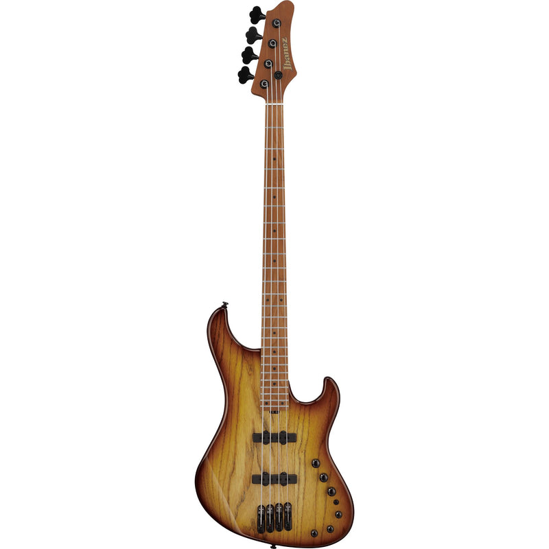 Ibanez Mode MDM1300 4-String Bass w/ Gig Bag - Natural Stained Amber Burst