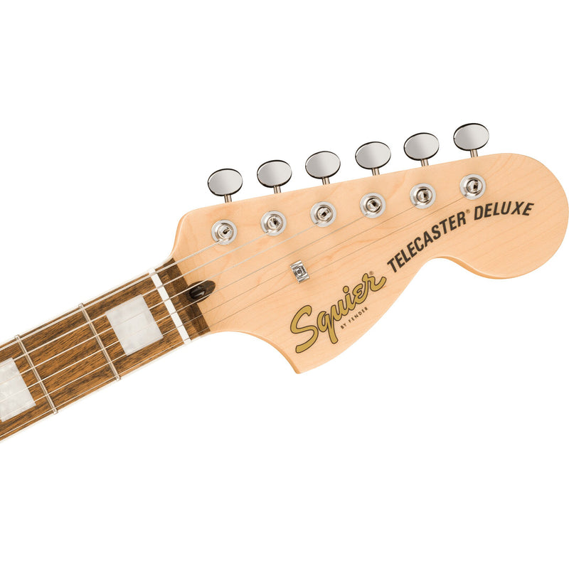 Squier Paranormal Troublemaker Telecaster Deluxe Electric Guitar with Bigsby - Honey Sunburst