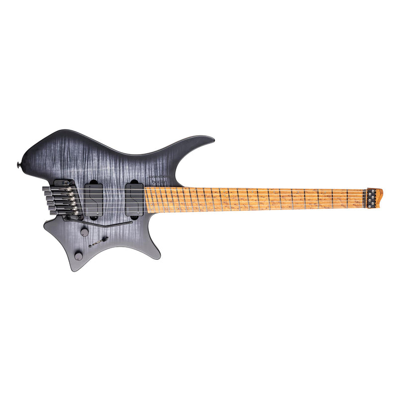 Strandberg Boden Original N2.6T Headless Multi-Scale Guitar w/ Gig Bag - Black Denim Burst Satin