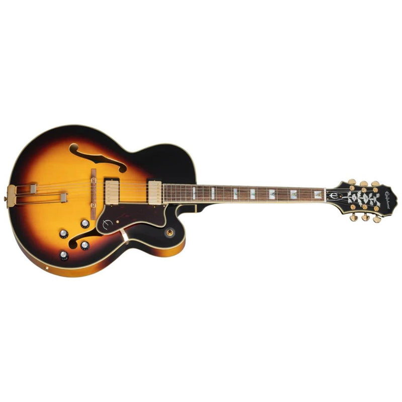 Epiphone Broadway Hollowbody Guitar w/ Gig Bag - Vintage Sunburst