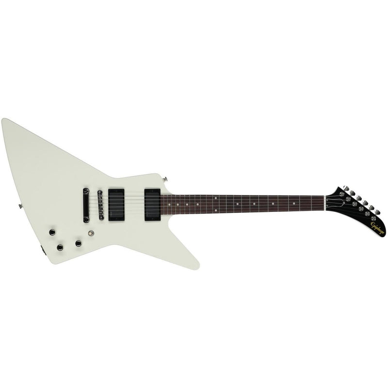 Epiphone Explorer '80s EMG Guitar w/ EMG Pickups & Premium Gig Bag - Classic White