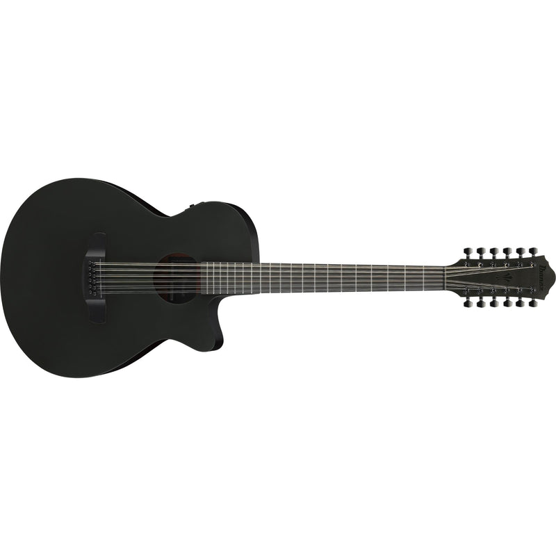 Ibanez AEG1221 12-string Acoustic-Electric Guitar - Black Out